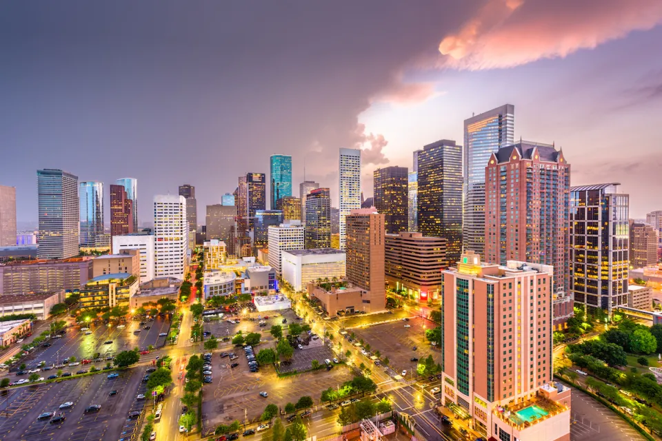 Houston, Texas skyline.